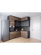 Кухонный гарнитур 2200х1700 мм ТРАНСИЛЬВАНИЯ столешница Детройт 38мм 10991375