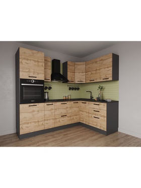 {{photo.Alt || photo.Description || 'Кухонный гарнитур 2400х1600 мм КРАФТ столешница Детройт 38мм'}}