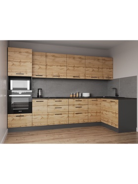 {{photo.Alt || photo.Description || 'Кухонный гарнитур 3200х1400 мм КРАФТ столешница Детройт 38мм'}}