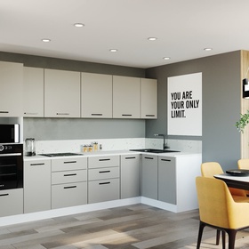 {{photo.Alt || photo.Description || 'Кухонный гарнитур 3200х1400 мм ШАМПАНЬ столешница Марквина белый 26мм'}}