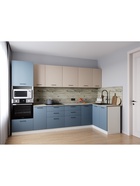 Кухонный гарнитур 3200х1400 мм ФЬЮЖН столешница Сосна осло 38мм 10991414