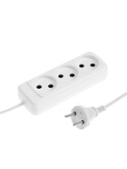 Удлинитель СТАРТ УХ6-103, 3 розетки, 5 м, 6 А, ШВВП, с заземлением, белый - фото 809494841