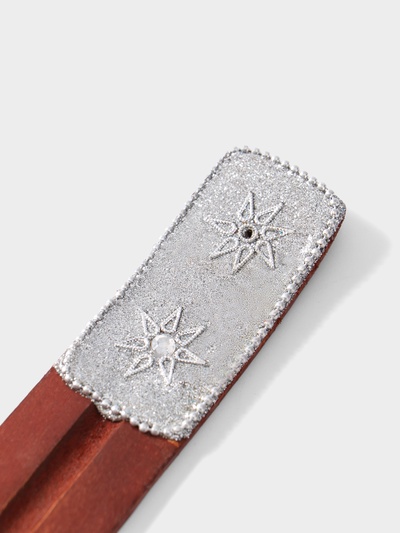 Подставка под благовония «Карма», 25.5×3.5 см, серебро