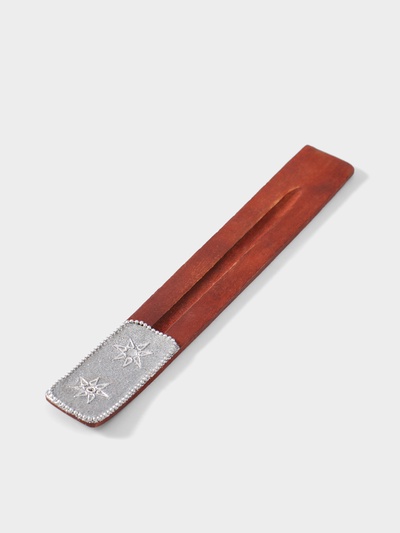 Подставка под благовония «Карма», 25.5×3.5 см, серебро