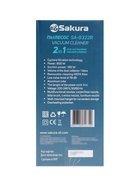 Пылесос Sakura SA-8322R, вертикальный, 800 Вт, 1 л, 79 дБ, шнур 4 м, 4 насадки, красный, серый - Фото 21