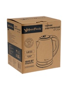 Чайник электрический Happy panda HP-2134, металл, 1.8 л, 1800 Вт, серый  (артикул 10990143)  большой выбор товаров оптом и в розницу по низким ценам с доставкой