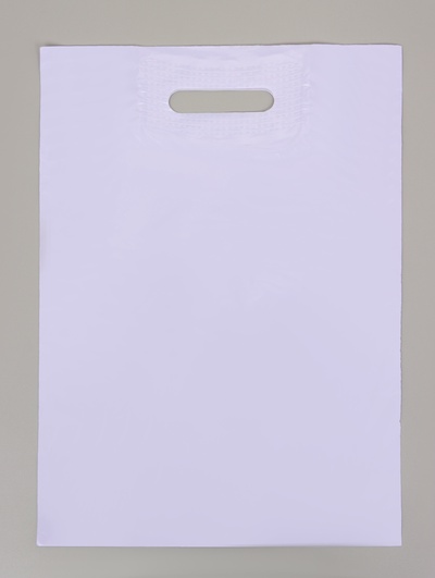 Пакет полиэтиленовый с вырубной ручкой, лавандовый 30×40 см, 30 мкм