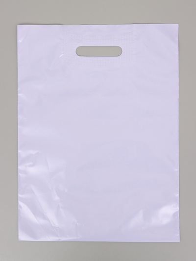 Пакет полиэтиленовый с вырубной ручкой, лавандовый 30×40 см, 50 мкм