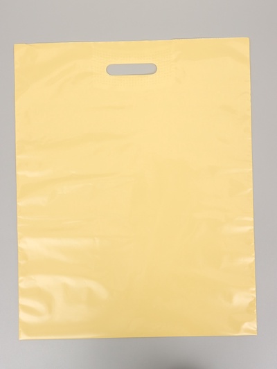 Пакет полиэтиленовый с вырубной ручкой, молочный 40×50 см, 60 мкм