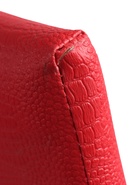 УЦЕНКА Стул "ВОЛНА" Серебро/красная рептилия - Фото 6