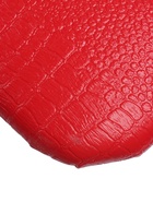 УЦЕНКА Стул "ВОЛНА" Серебро/красная рептилия - Фото 8