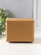 Шкатулка для украшений стекло с металлическим каркасом «Зеркальная на ножках», под золото, 12×8×7.3 см - Фото 6