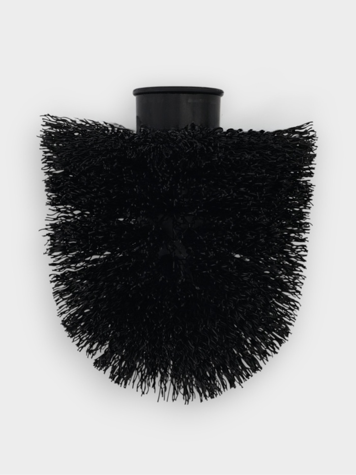 Насадка для ёршика, 7.5×8.5 см, полипропилен, чёрная - Фото 1