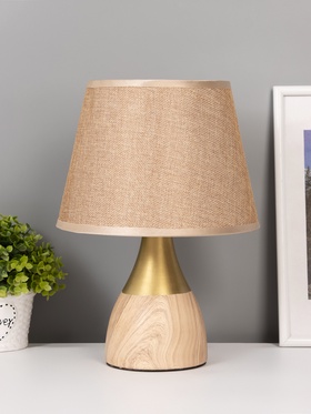 {{photo.Alt || photo.Description || 'УЦЕНКА Настольная лампа "Вуд" E14 40 Вт коричневый 20х20х31 см RISALUX'}}