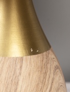 УЦЕНКА Настольная лампа "Вуд" E14 40 Вт коричневый 20х20х31 см RISALUX 10991532