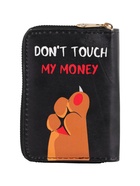 УЦЕНКА Кошелек дет 07-01-07 Руки убери, 12,5*2*9 см, 3 отд, д/карт, д/монет,молния металл,черный1057 - Фото 3