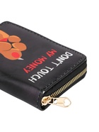 УЦЕНКА Кошелек дет 07-01-07 Руки убери, 12,5*2*9 см, 3 отд, д/карт, д/монет,молния металл,черный1057 - Фото 7