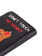 УЦЕНКА Кошелек дет 07-01-07 Руки убери, 12,5*2*9 см, 3 отд, д/карт, д/монет,молния металл,черный1057 - Фото 9