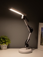 УЦЕНКА Настольная лампа RISALUX «Сигма», LED, 5 Вт, 3000-6000К, струбцина, белая, 22.5×4×55 см - Фото 4