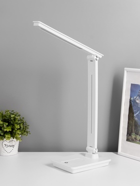 УЦЕНКА Настольная лампа сенсорная «Свен», LED, 5 Вт, 3000-6000К, белая, 12.5×28×39 см 10991575