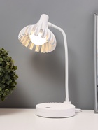УЦЕНКА Настольная лампа «Санди», LED, 4 Вт, USB, АКБ, белая, 11.7×14.5×18 см - Фото 2