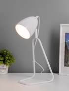 УЦЕНКА Настольная лампа «Стенди», Е27, 40 Вт, белая, 15×16.5×38 см 10991581