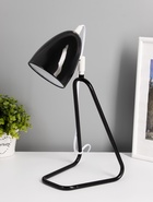 УЦЕНКА Настольная лампа «Стенди», Е27, 40 Вт, чёрно-белая, 15×16.5×38 см - Фото 1