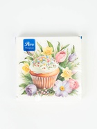 Салфетки бумажные пасхальные «Весенний кекс», 3 слоя, 33×33, 20 шт.  (артикул 10953824)  большой выбор товаров оптом и в розницу по низким ценам с доставкой