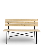 Скамейка деревянная, 140×61.5×89 см, для дачи и сада - Фото 3