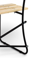 Скамейка деревянная, 120×50×82.5 см, для дачи и сада - Фото 8