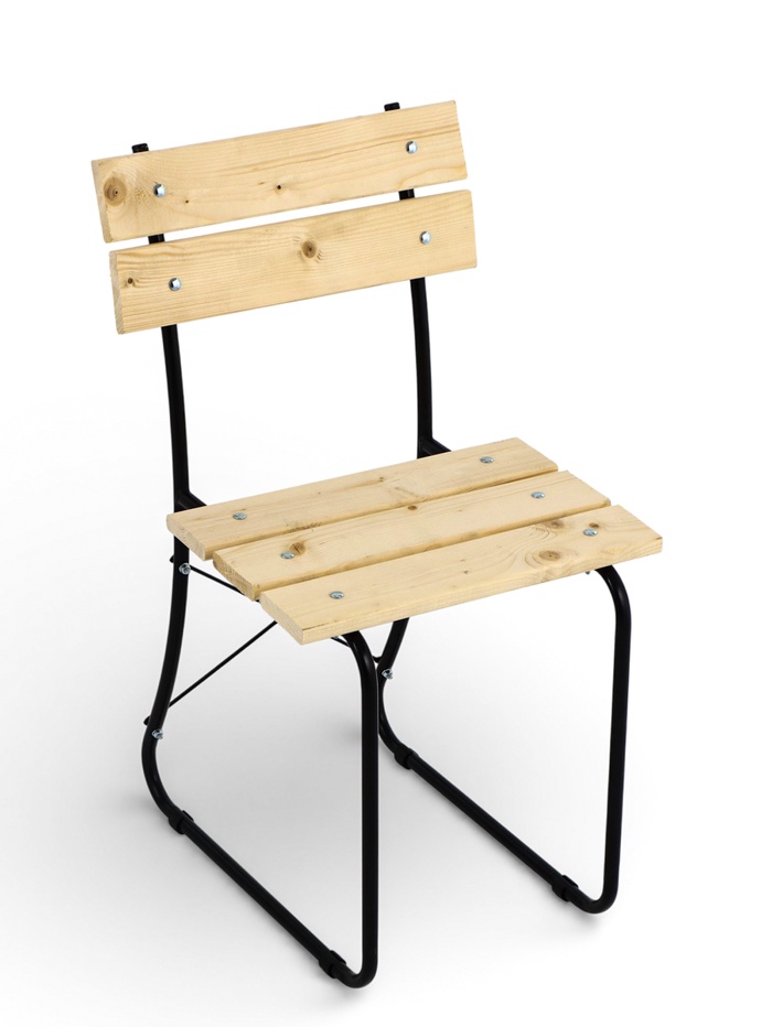 Стул садовый «Кантри», 52×44×82 см, деревянный, для дачи - Фото 1