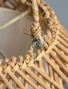 УЦЕНКА Светильник потолочный из ротанга "Объём" 1х120Вт, Е27, 30х30х40 см 10991612