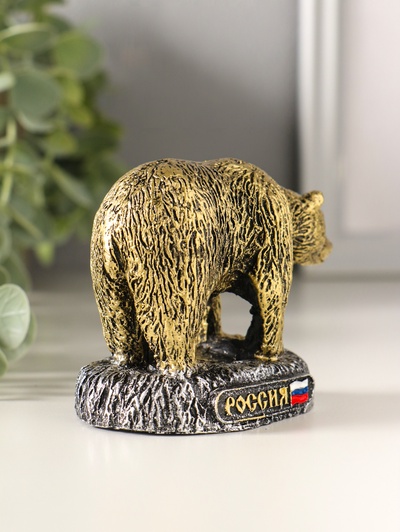Фигурка «Медведь Россия», 7×8.5×4.5 см
