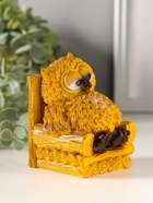 Фигурка «Филин в кресле», 9×6×6.5 см  (артикул 10969033)  большой выбор товаров оптом и в розницу по низким ценам с доставкой