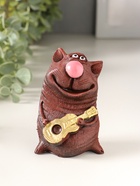 Фигурка «Кот с гитарой», 8.5×5.5×4 см, МИКС  (артикул 10969042)  большой выбор товаров оптом и в розницу по низким ценам с доставкой