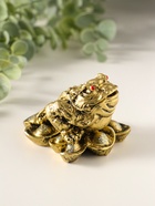 Фигурка «Жаба на деньгах», 5.5×6.5×7 см - фото 69484272