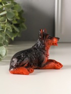 Фигурка «Овчарка лёжа», 6.5×10×5 см - фото 69484280