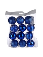 УЦЕНКА Набор шаров пластик d-6 см, 12 шт "Эльза" синий - Фото 2