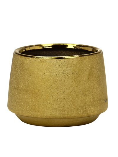 УЦЕНКА Кашпо «Золотое» 14.5×14.5×10 см