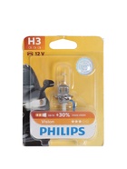 УЦЕНКА Лампа Philips H3, 12 В, 55 Вт, PK22s, +30% света, Vision Premium, 12336PRB1 - Фото 2