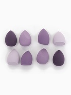 УЦЕНКА Набор спонжей д/макияжа с/увел 8 шт: Капля-2шт, Капля скош-6шт латекс фиолет п/короб пакет 76 - Фото 2