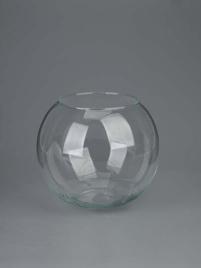 УЦЕНКА Ваза "Шаровая" d-14см 22х19см, 5л прозрачная