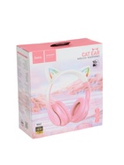 УЦЕНКА Наушники Hoco W42, беспроводные, полноразмерные, Bluetooth 5.0, 400 мАч, розовые 10992031