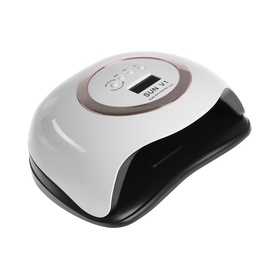 {{photo.Alt || photo.Description || 'УЦЕНКА Лампа для гель Luazon LUF-12, UV/LED, 168 Вт, 42 диода, таймер 10/30/60/99 с, бело-золотая'}}