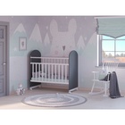 Кроватка детская Фея 701, цвет графит-белый 10780128