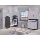 Кроватка детская Фея 701, цвет графит-белый 10780128