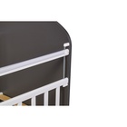 Кроватка детская Фея 701, цвет графит-белый 10780128