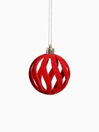 УЦЕНКА Набор шаров пластик d-6 см, 9 шт "Бархат. Карнавал" красный - Фото 5