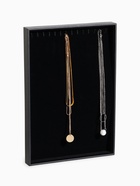 УЦЕНКА Подставка для украшений 14 крючков, 24×35×3 см, цвет чёрный 10992225