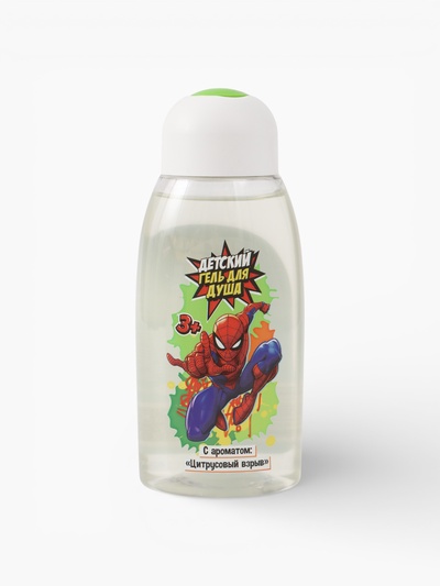 Детский гель для купания, аромат: цитрус, 320 мл, «Супергерой»